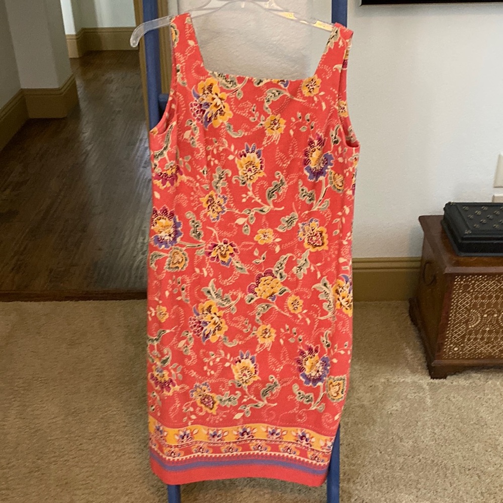 Linen floral dress from Talbots